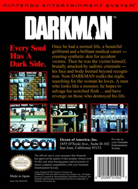 Darkman (USA) box cover back